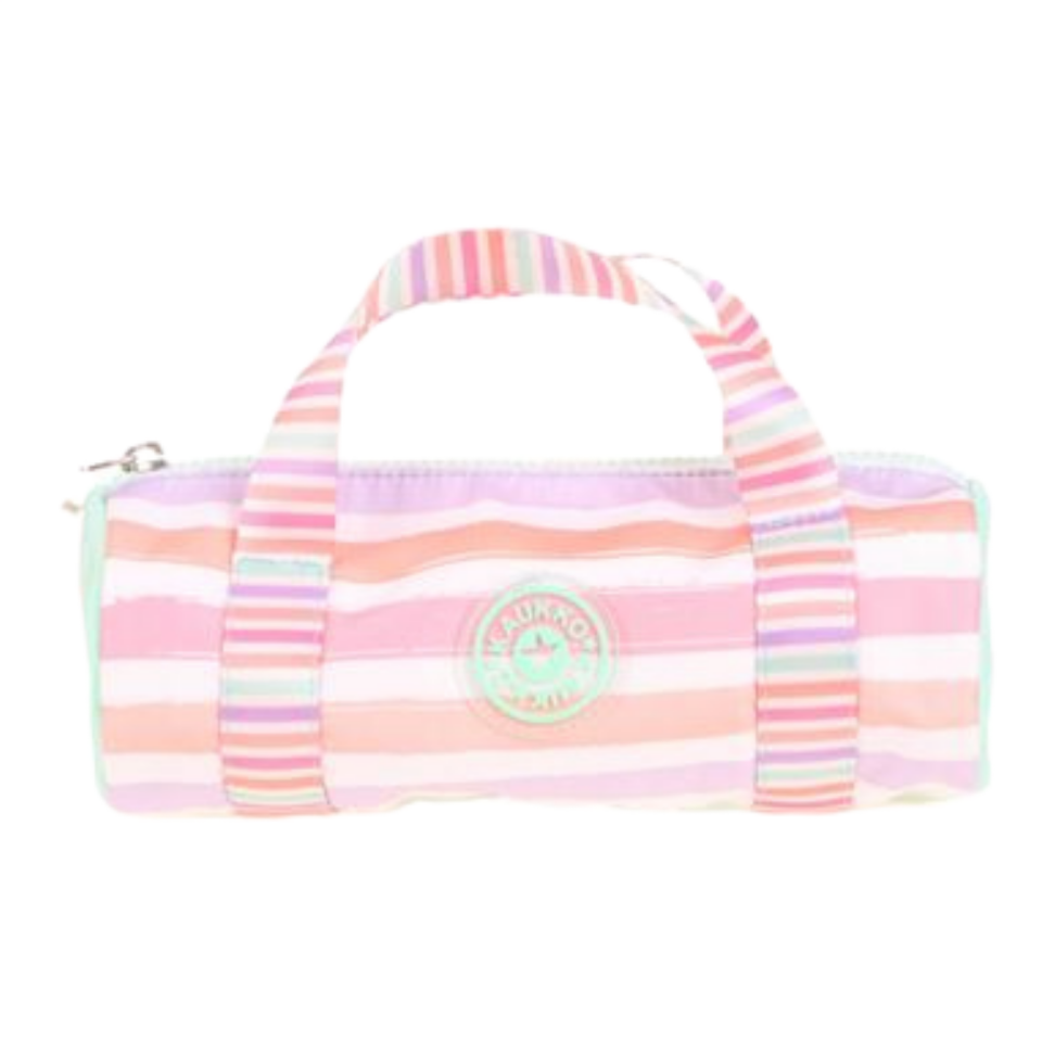 Kaukko Travel Double Stripe Kalem Çantası (Mint) K2600