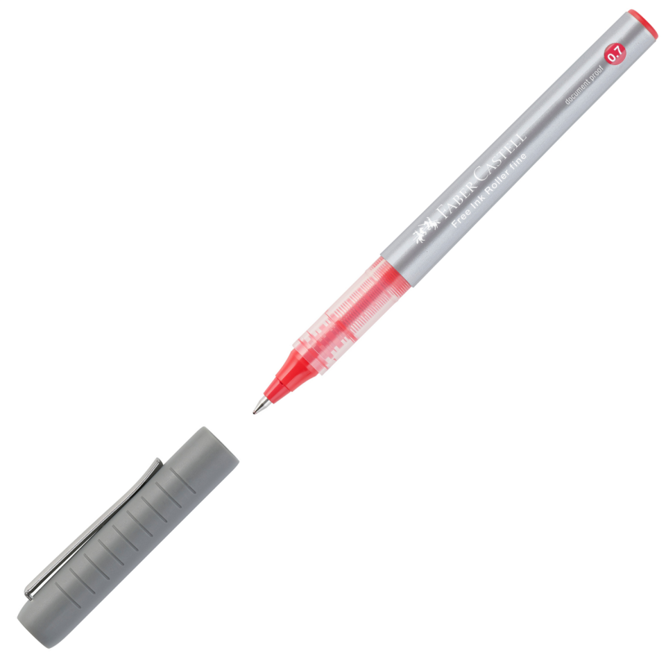 Faber-Castell Roller Free Ink 07 mm Kırmızı 348121