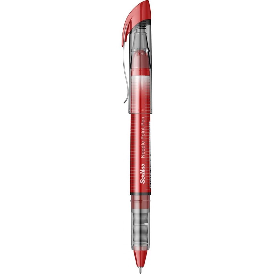 Scrikss Needle Pen NP-68 0.5 mm İğne Uçlu Kalem Kırmızı