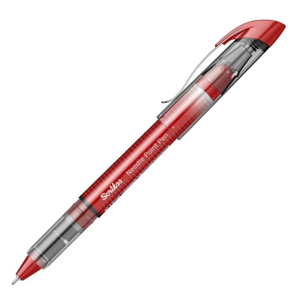 Scrikss Needle Pen NP-68 0.5 mm İğne Uçlu Kalem Kırmızı