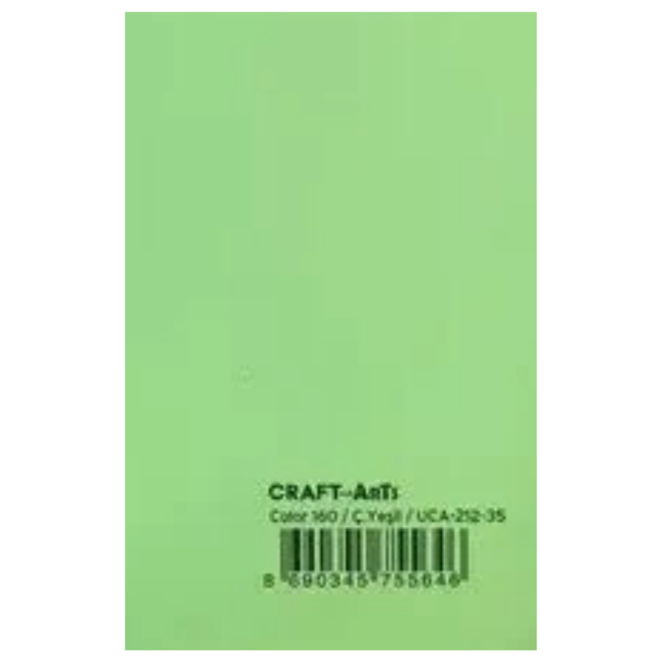 Craft and Arts Fon Kartonu 160 gr 50x70 cm Ç.Yeşil