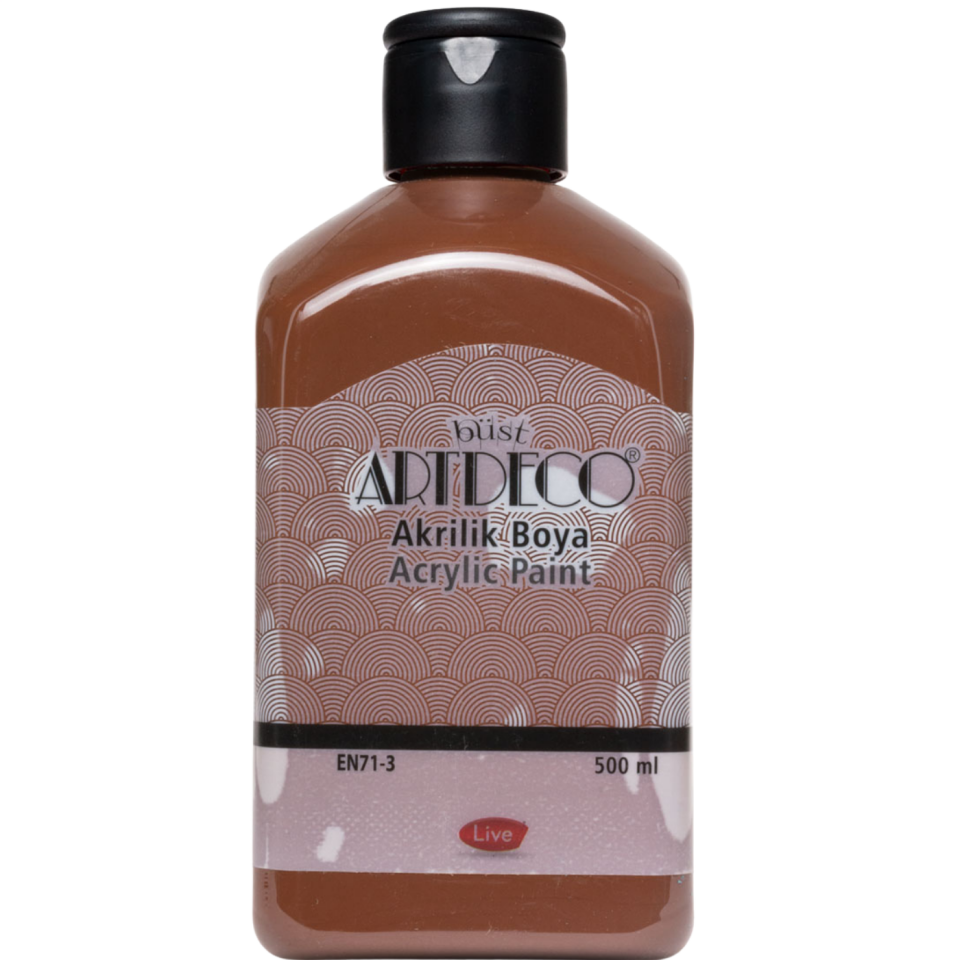 Artdeco 3615 Akrilik Boya Kahverengi 500 ml