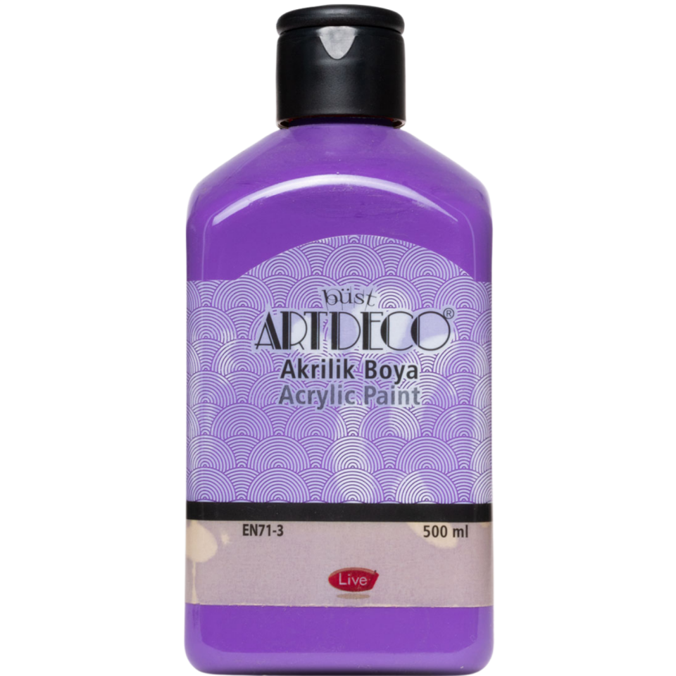 Artdeco 3608 Akrilik Boya Mor 500 ml