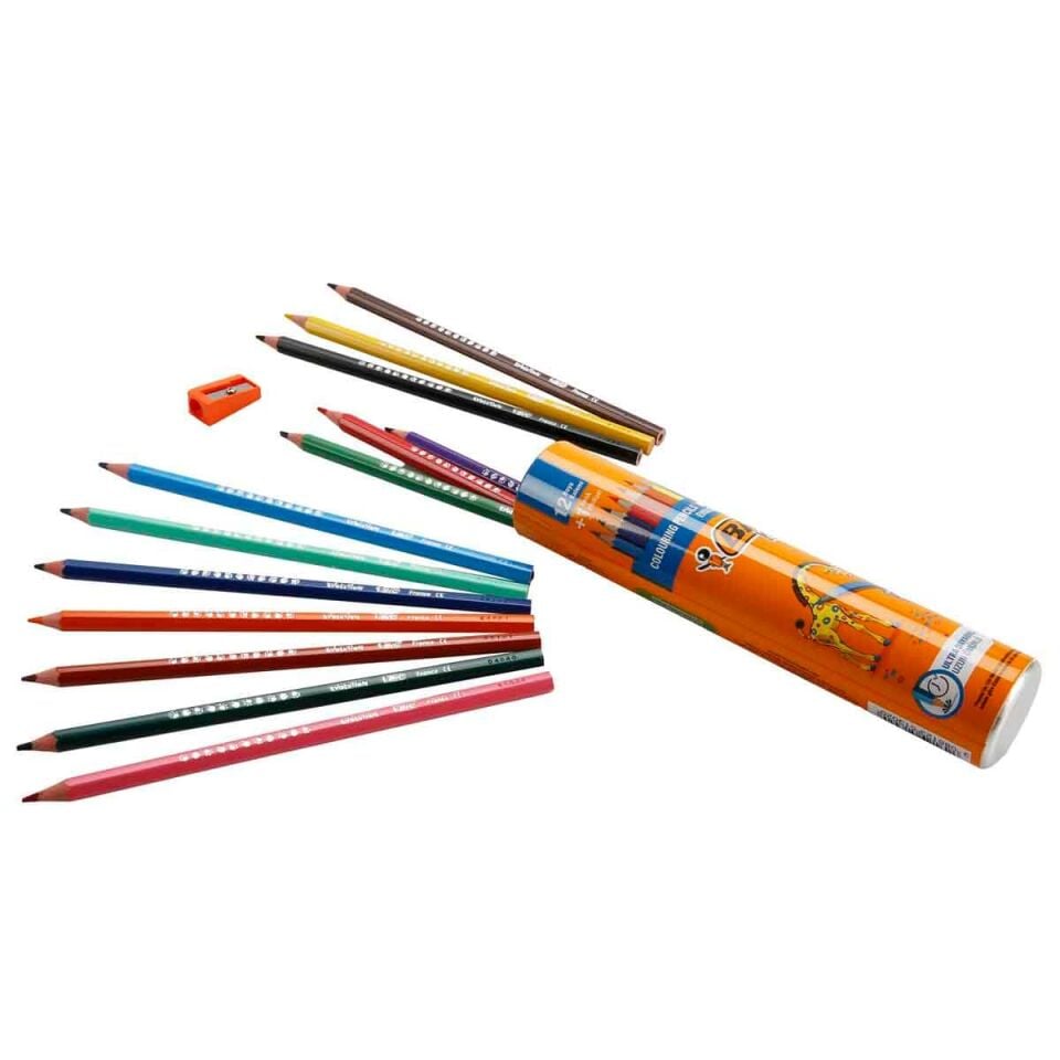 Bic Evolution Kuruboya Kalemi 12+1'li Metal Tüp