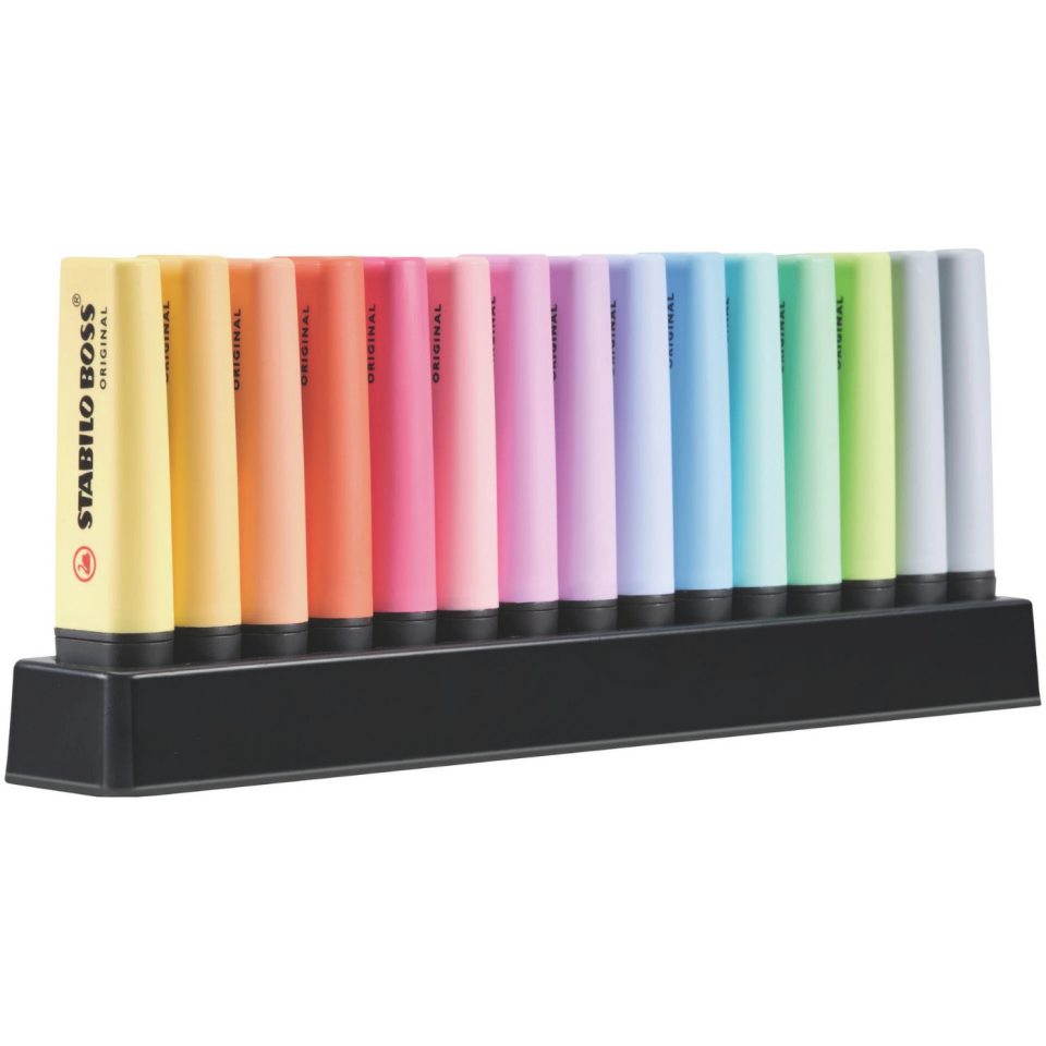 Stabilo Boss Fosforlu Kalem Seti 15'li 7015-02-05 Pastel Renkler
