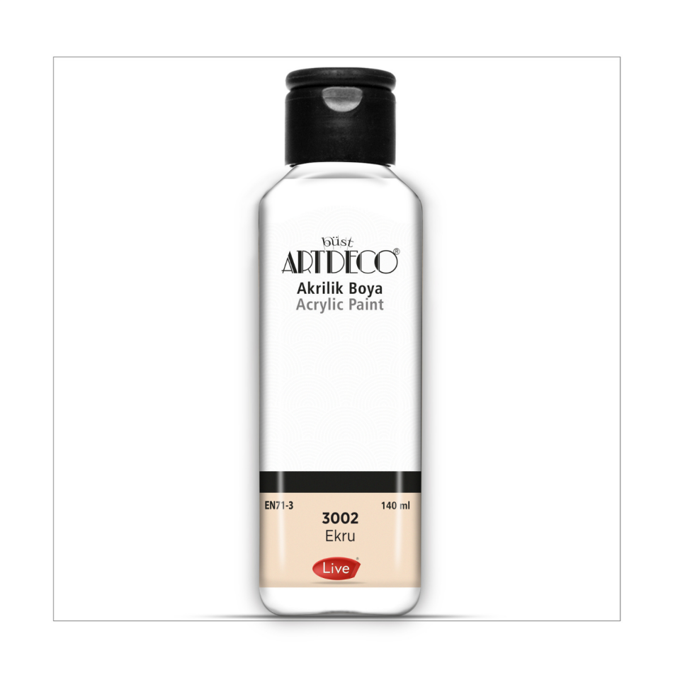Artdeco 070R-3002 Akrilik Boya 140ml Ekru