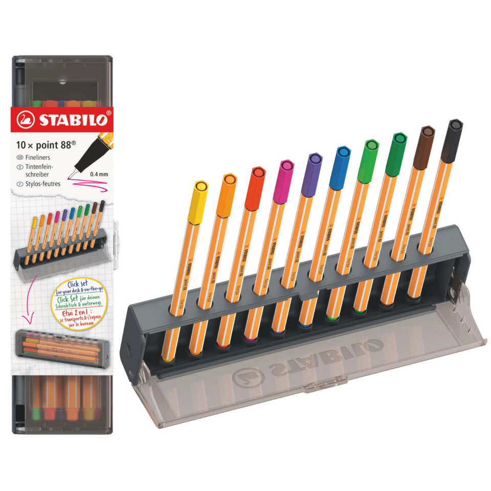 Stabilo 8810 Point 88 Keçeli Kalem 10'lu Set
