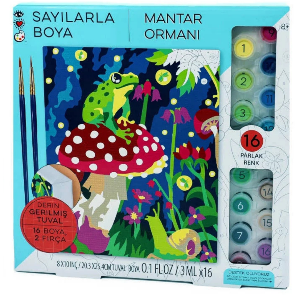 Craft And Arts Numaralarla Boya Seti Mantar Ormanı 9207