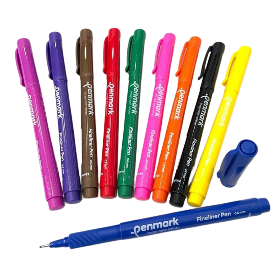 Penmark Fineliner Kalem 06mm Japon Uç 10'lu