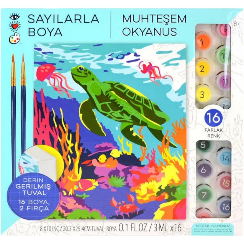 Craft And Arts Numaralarla Boya Seti Muhteşem Okyanus 9207