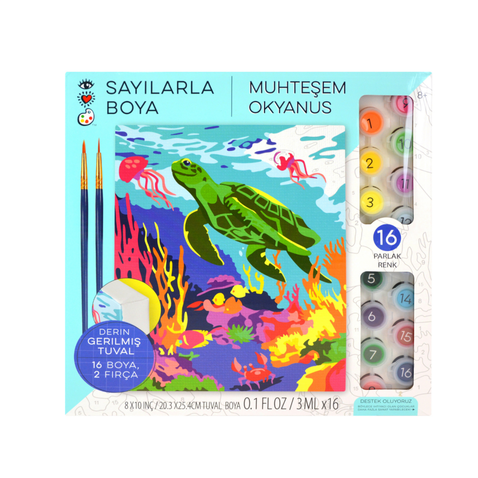 Craft And Arts Numaralarla Boya Seti Muhteşem Okyanus 9207