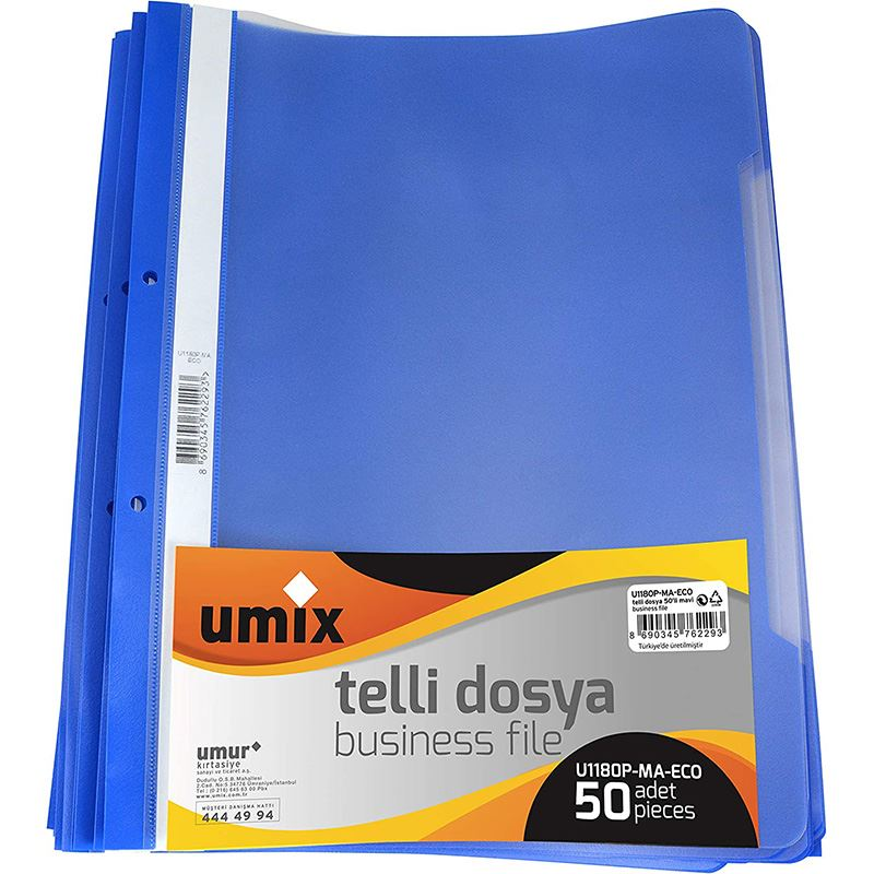 Umix 118PMA Telli Dosya Eco Mavi 