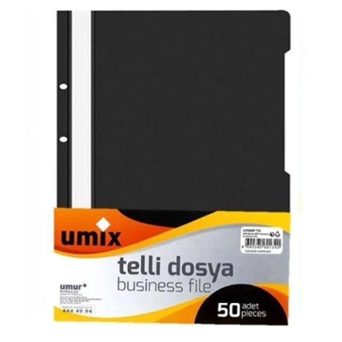 Umix 1180PSI Telli Dosya Plus A4 Siyah 