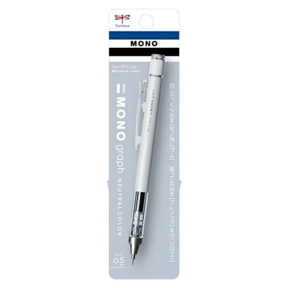 Tombow Mono Graph Neutral Color Versatil Kurşun Kalem 0,5 Mm Mat Gri