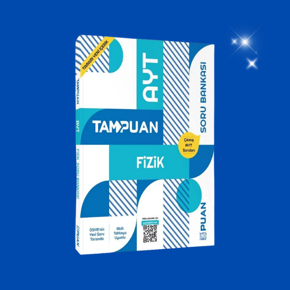 Tam Puan AYT Fizik  Soru Bankası Video Çözümlü Puan Yayınları