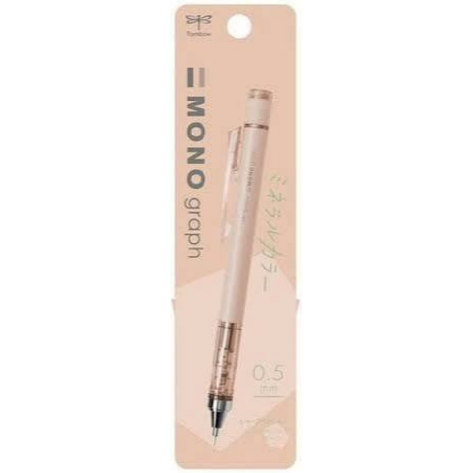 Tombow Mono Graph Mineral Color Mekanik Kurşun Kalem 0,5 Mm Kayısı Pembesi
