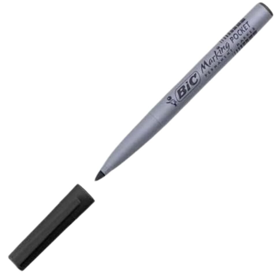 Bic 8755921 Marker Pocket 1'li Blister Siyah
