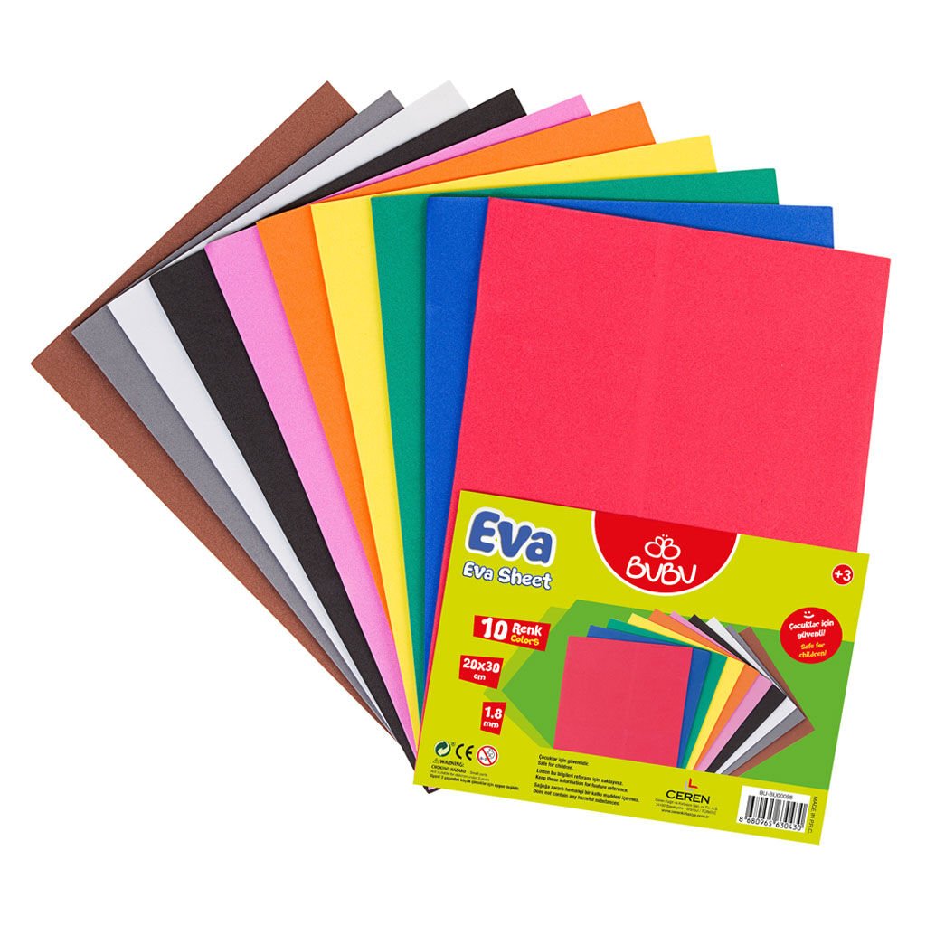 Bu­Bu EV0035 Eva 20x30 cm 10 Renk