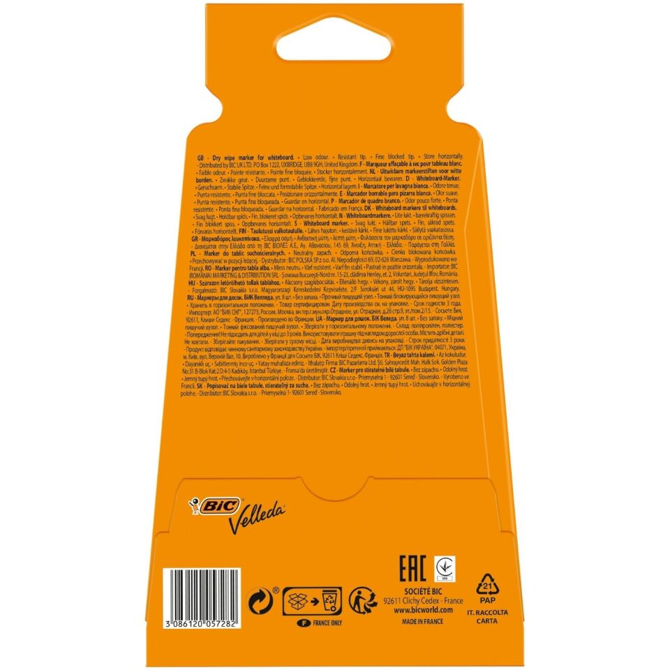 Bic 503767 Velleda 1721 Çocuk Tahta Kalemi 8 Renk Seti