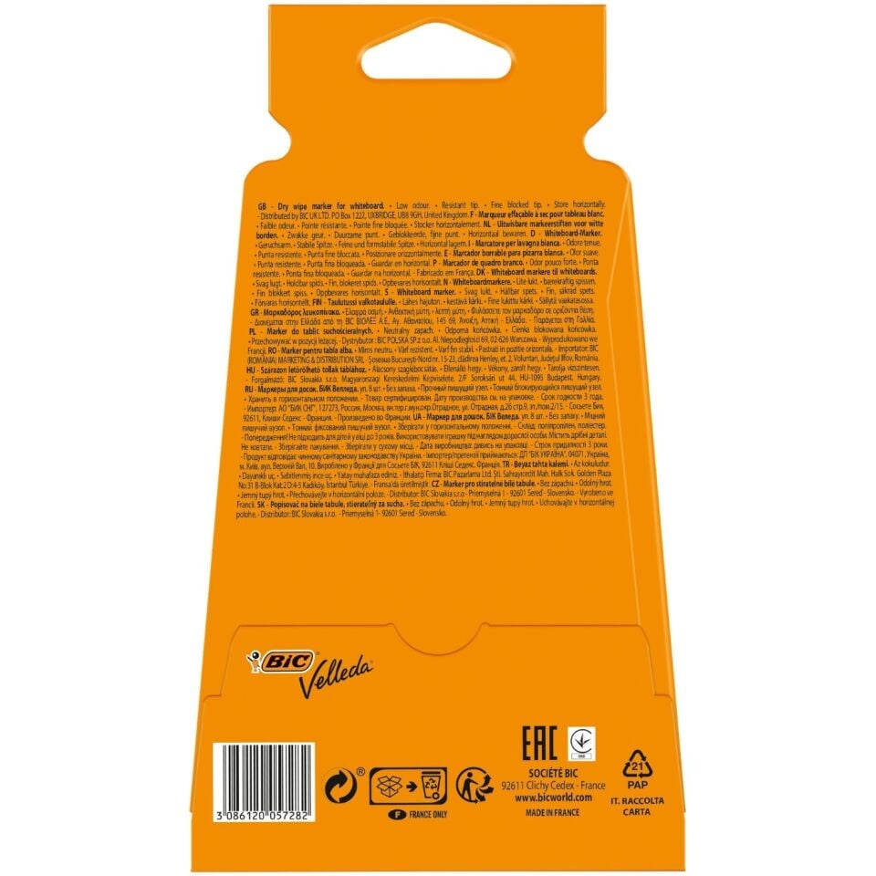 Bic 503767 Velleda 1721 Çocuk Tahta Kalemi 8 Renk Seti
