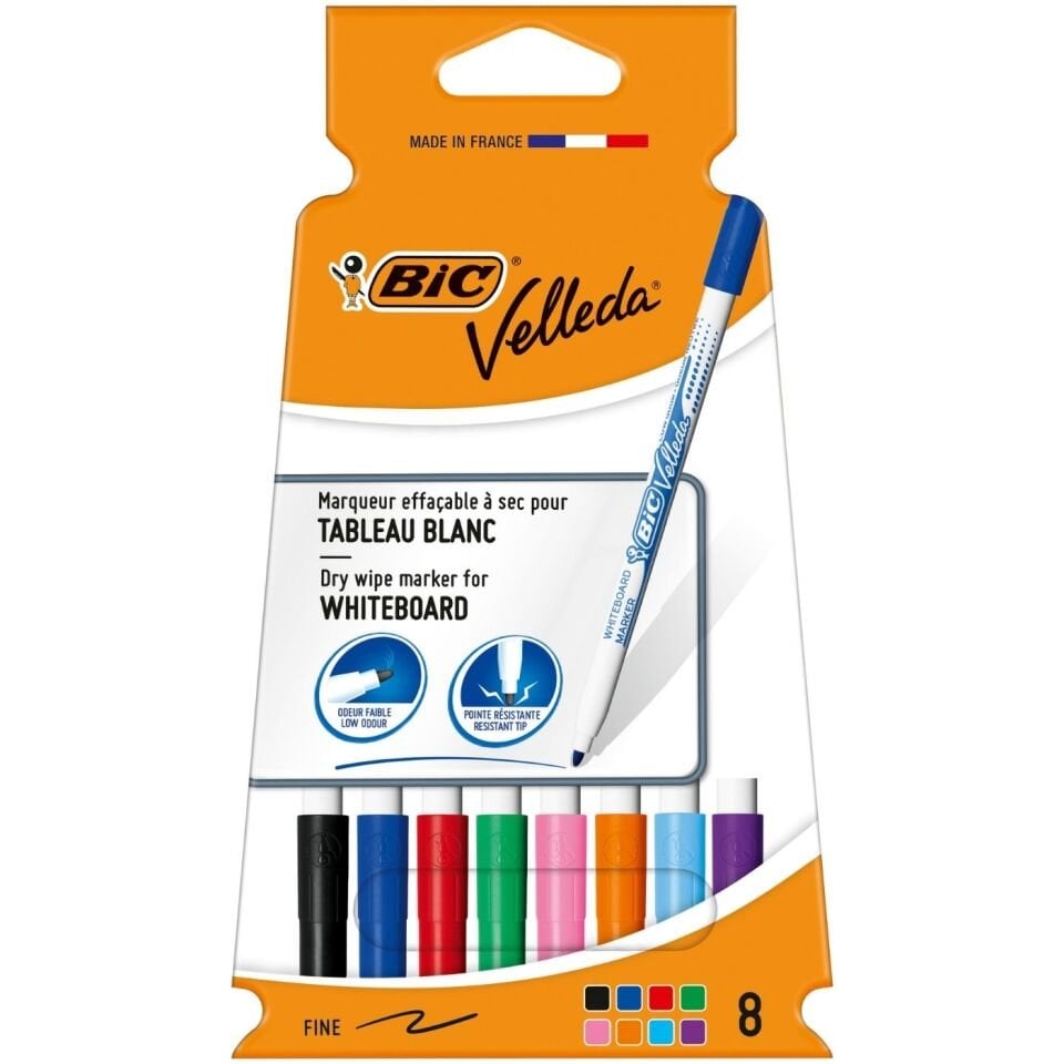 Bic 503767 Velleda 1721 Çocuk Tahta Kalemi 8 Renk Seti