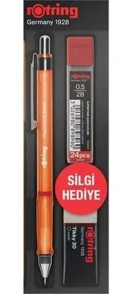 Rotring Visuclick Turuncu Uçlu Kalem 0,5 mm 3'lü Okul Seti