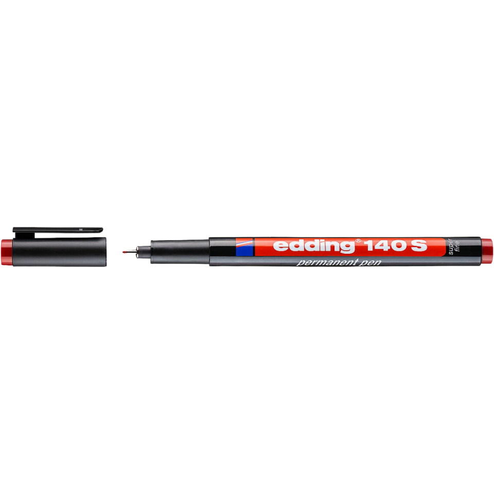 Edding Asetat Kalemi Silgili E-147 S Kırmızı