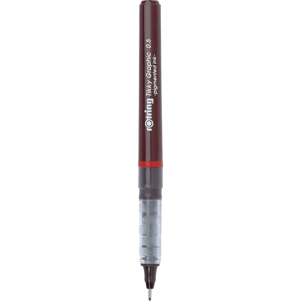 rOtring Tikky Graphic Keçe Uçlu Teknik Çizim Kalemi 0,5 Mm Siyah Mürekkep