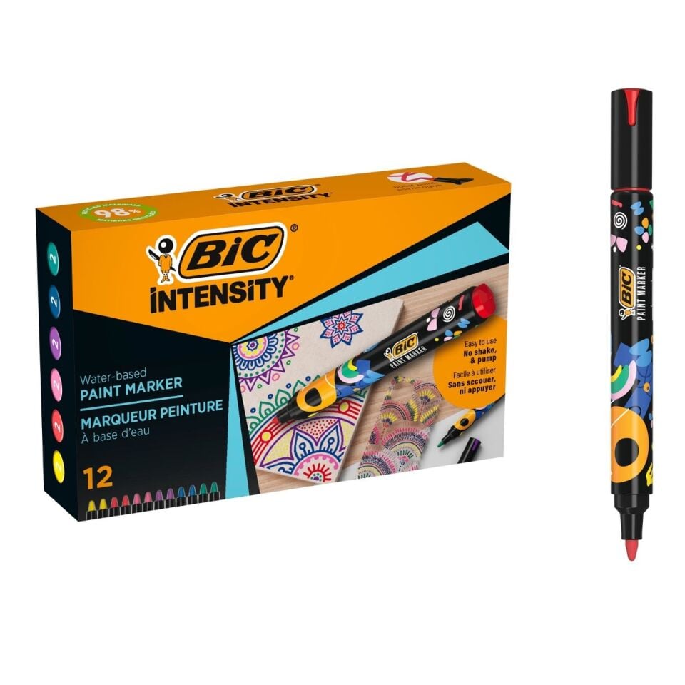 Bic 527426 Intensıty Paint Marker Karışık Renkler 12'li