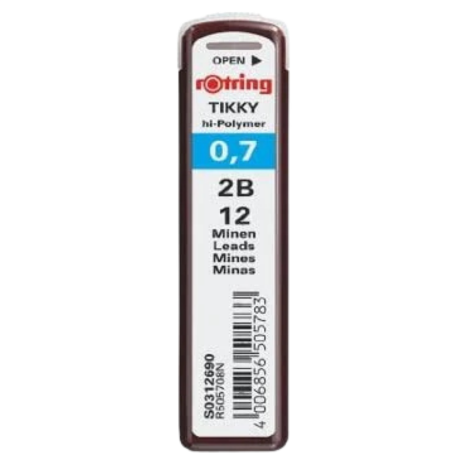 rOtring Tikky Hi-Polymer Mekanik Kurşun Kalem Ucu 0,7 Mm 2B