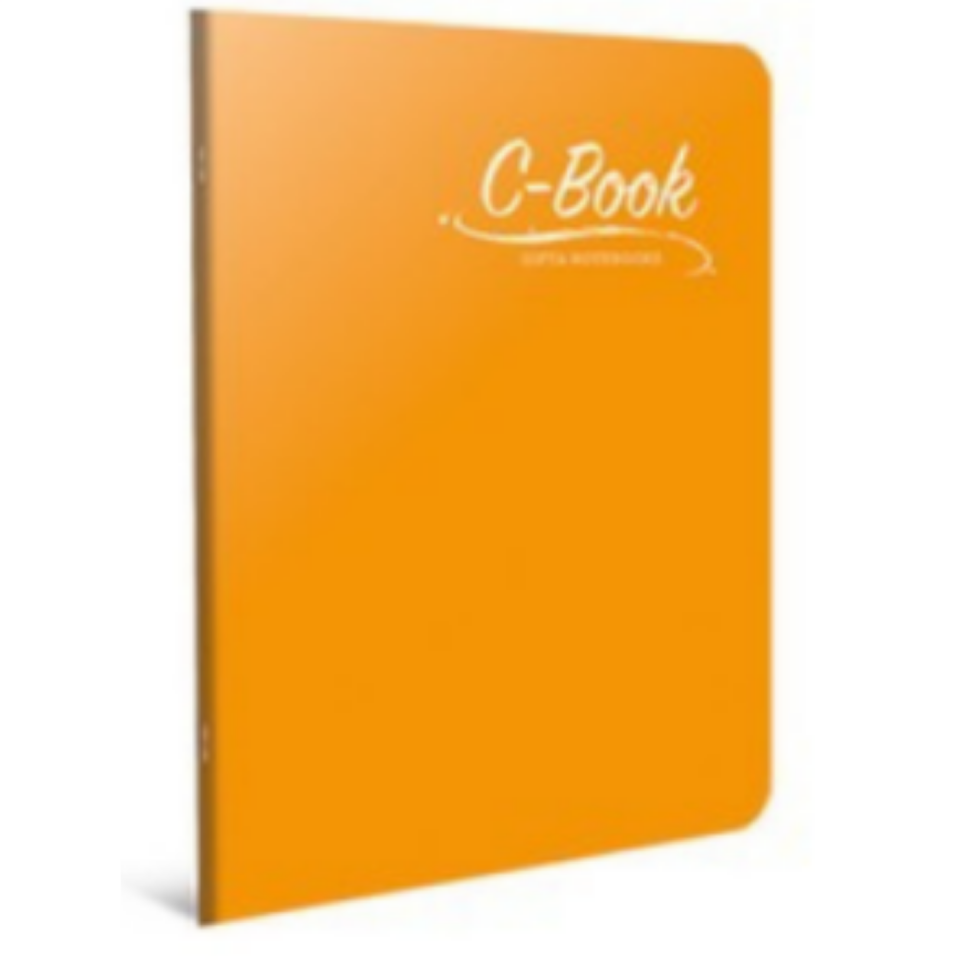 Gıpta 6907 C-Book Tel Dikişli PP Kapak A4 100 Yaprak Kareli Defter Gri