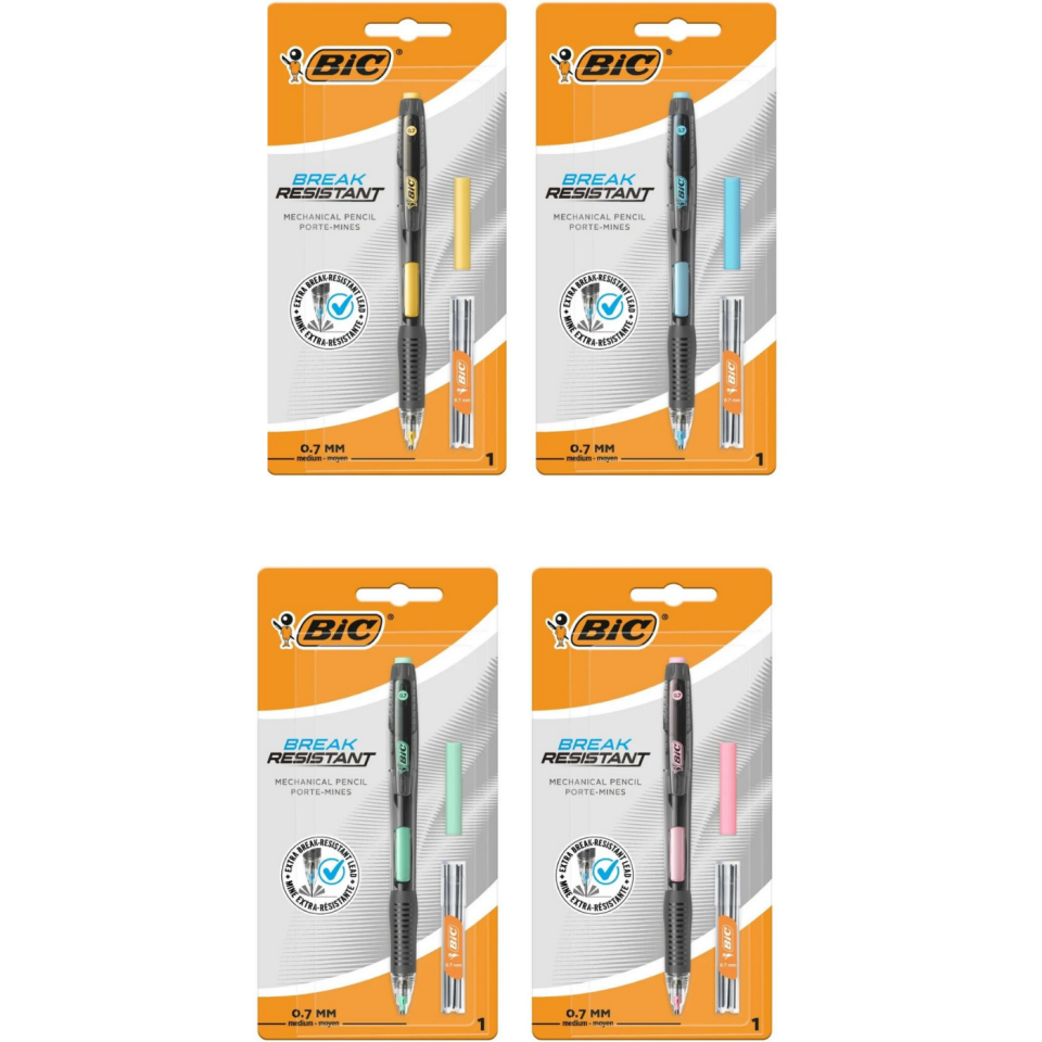 Bic Break Resistant 0.7 mm Versatil Kalem Seti 1 Kalem + 1 Silgi + 6'lı Uç