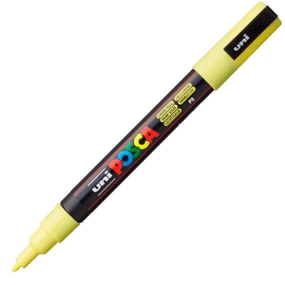 Uni Pc-3M Posca Poster Markörü Güneş Sarısı