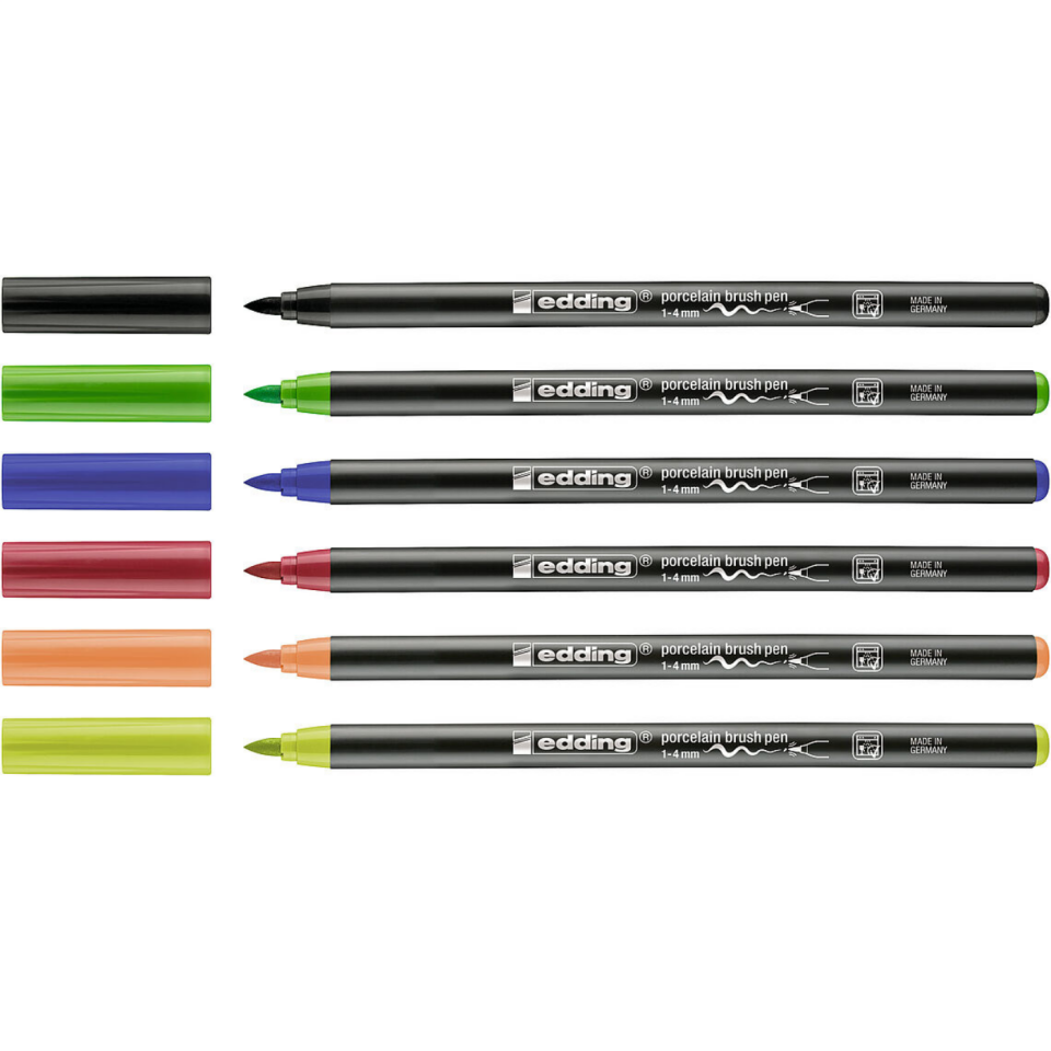 Edding K699 Porselen Kalemi Canlı (Vivid) Renkler 6 Renk
