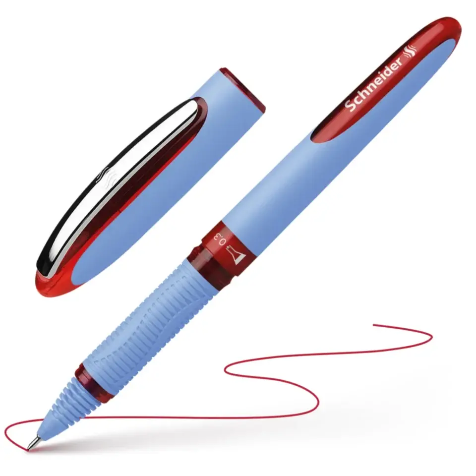 Schneider One Hybrid N İğne Uçlu Roller Kalem 0,3 Mm Kırmızı