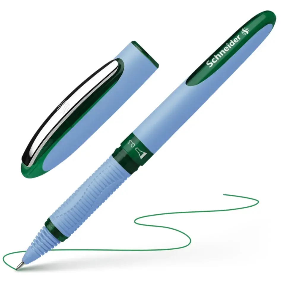 Schneider One Hybrid N İğne Uçlu Roller Kalem 0,3 Mm Yeşil