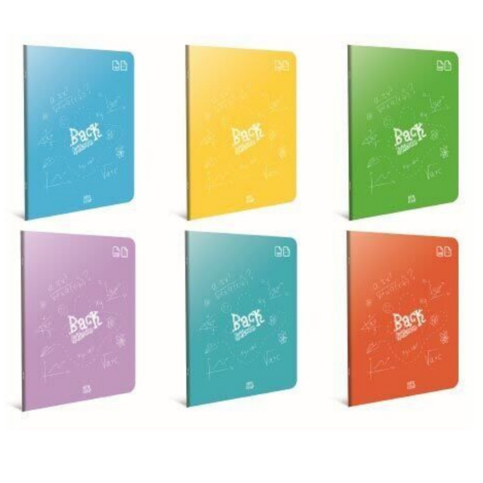 Gıpta 4986 Back Tel Dikişli PP Kapak A4 80 Yaprak Çizgisiz Defter