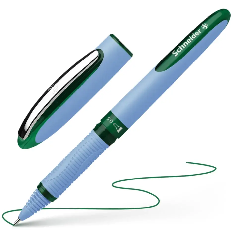 Schneider One Hybrid N İğne Uçlu Roller Kalem 0,5 Mm Yeşil