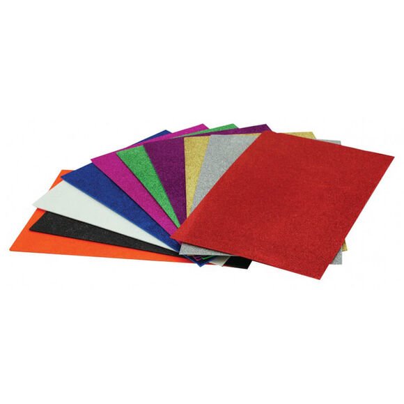 Lino Rbe­-400 20x30 Yapışkanlı Simli Eva 10 Renk