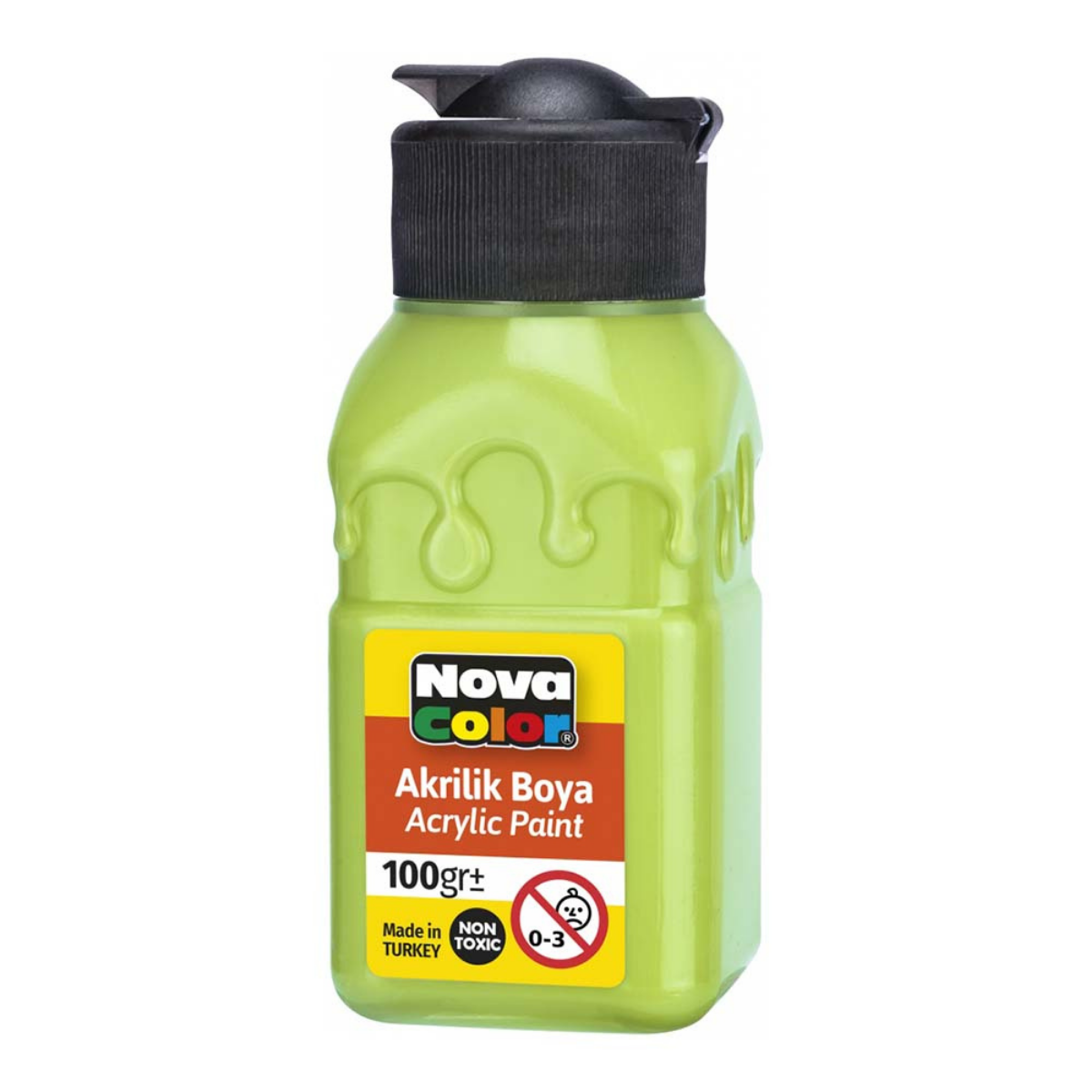 Nova Color Nc-2021 Akrilik Boya Şişe 100Gr A.Yeşil