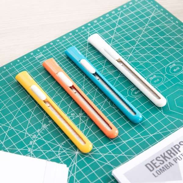 Deli 2020 Mini Maket Bıçağı Mavi