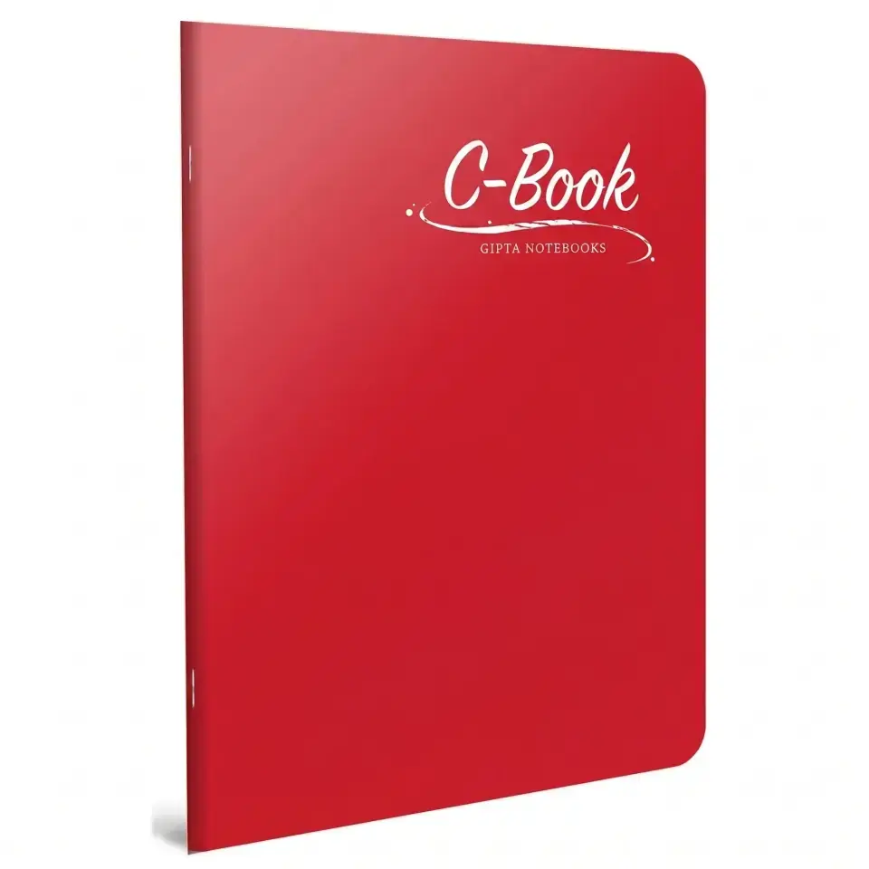 Gıpta 6902 C-Book Tel Dikişli PP Kapak A4 60 Yaprak Çizgisiz Defter Sarı