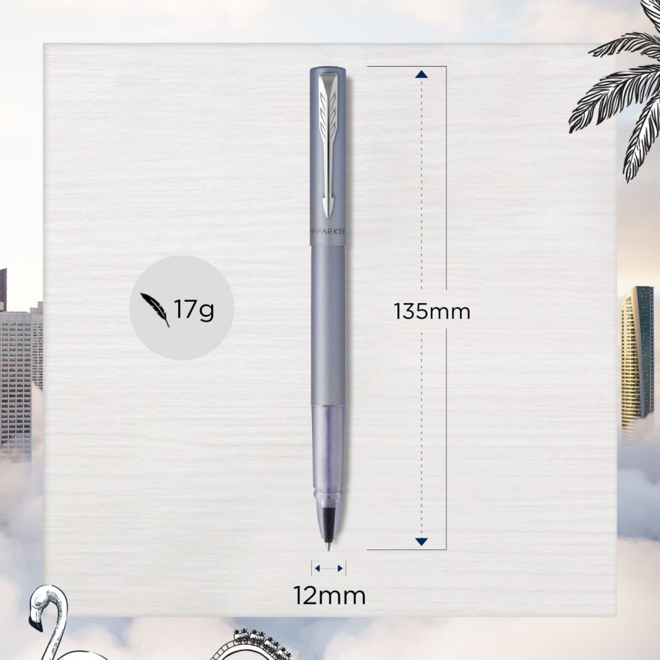 Parker Vector XL Roller Kalem Gümüş Mavi 2159775