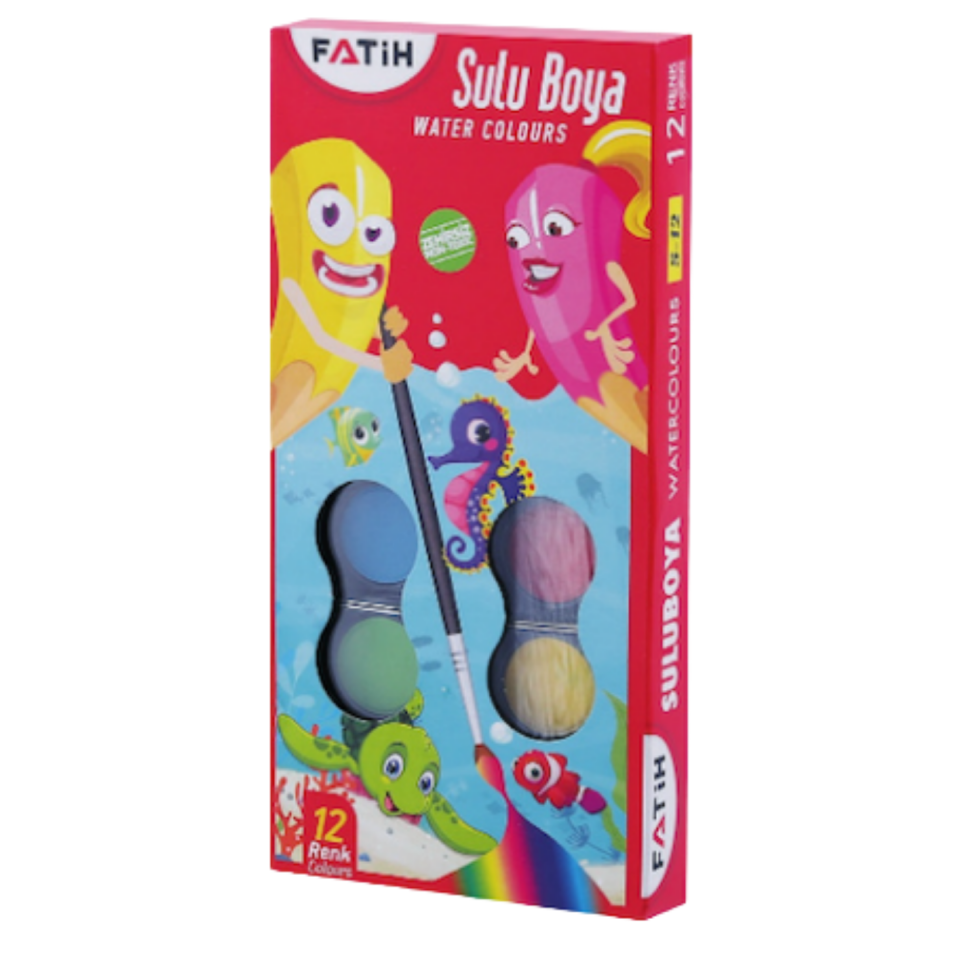 Fatih Okula Dönüş 4'lü Boyama Seti FT01