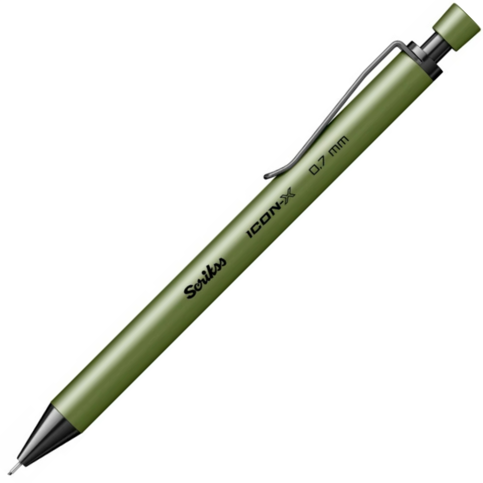 Scrikss Icon-X Metal Mekanik Kurşun Kalem 0,7 Mm Yeşil