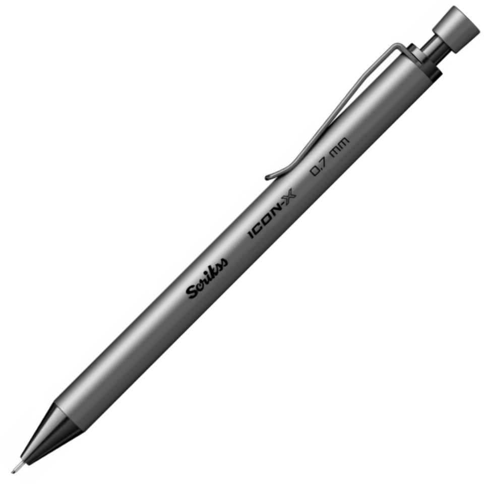 Scrikss Icon-X Metal Mekanik Kurşun Kalem 0,7 Mm Antrasit