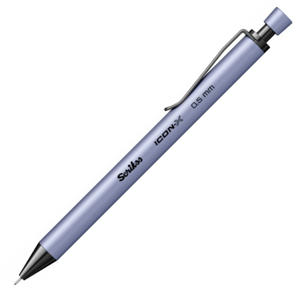Scrikss Icon-X Metal Mekanik Kurşun Kalem 0,5 Mm Lila