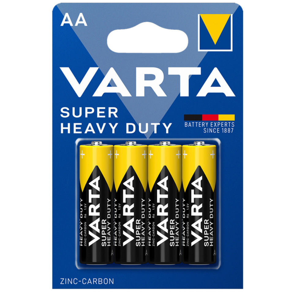 Varta Çinko Karbon 4'lü Kalem Pil AAA