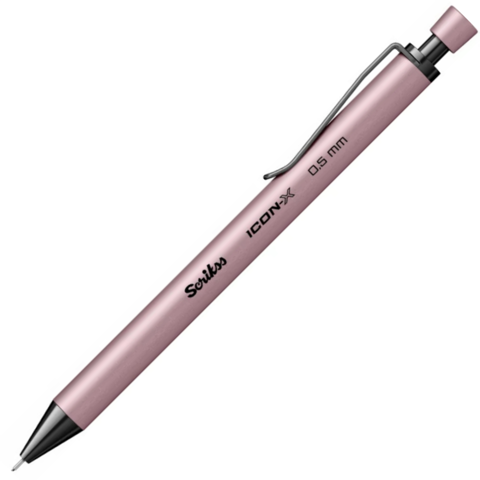 Scrikss Icon-X Metal Mekanik Kurşun Kalem 0,5 Mm Pudra