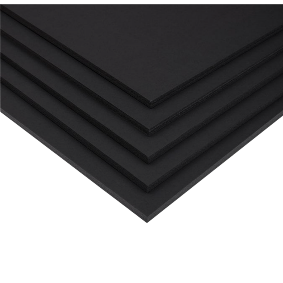 Mileo 1731 Maket Kartonu 2mm Siyah 50x70